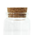 Wholesale glass sealed jar transparent tobacco moisturizing glass storage jar with wood lids custom logo